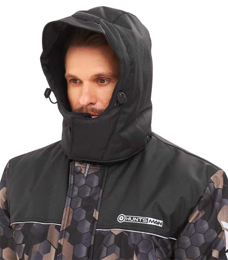 Костюм зимний Хантсмен Альтаир -45°С, камуфляж 001 (соты хаки)