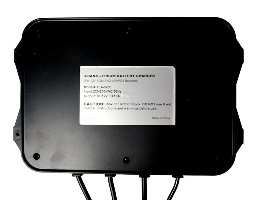 Зарядное устройство SEA-PRO ТЕ4-0286 для АКБ LiFePO4 (2х12В 10А) и AGM (1х12В 10А)