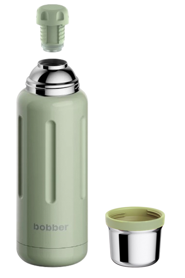 Термос Flask-770 Sage Green-swg, 0.77 л, пробка с наливными каналами