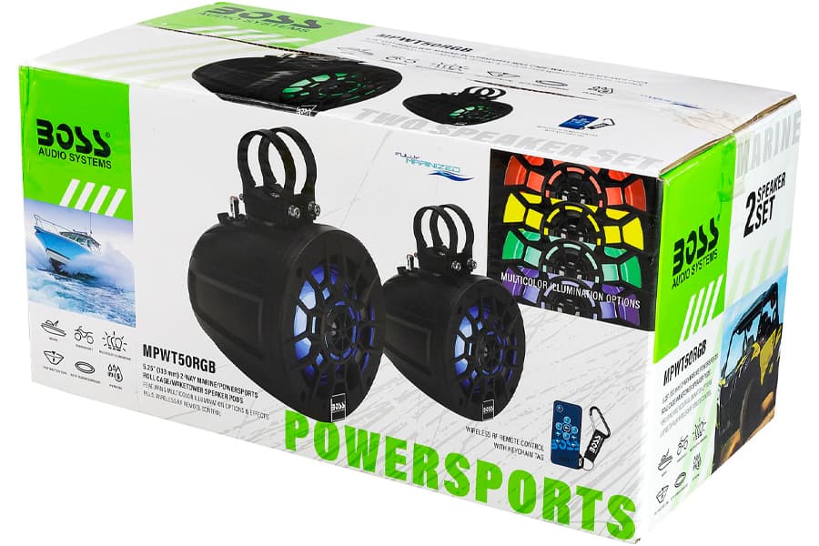 Динамики корпусные BOSS MPWT50RGB, 500 Вт