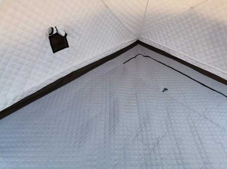 Палатка (баня) 2.4х2.4х2.2, 4-х слойная, для зимней рыбалки МирКемпинг