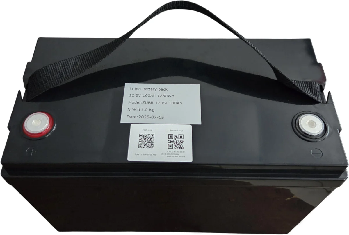 Аккумуляторная батарея Zubr Li-ion 12.8 V, 100 Ah, Smart BMS с Bluetooth
