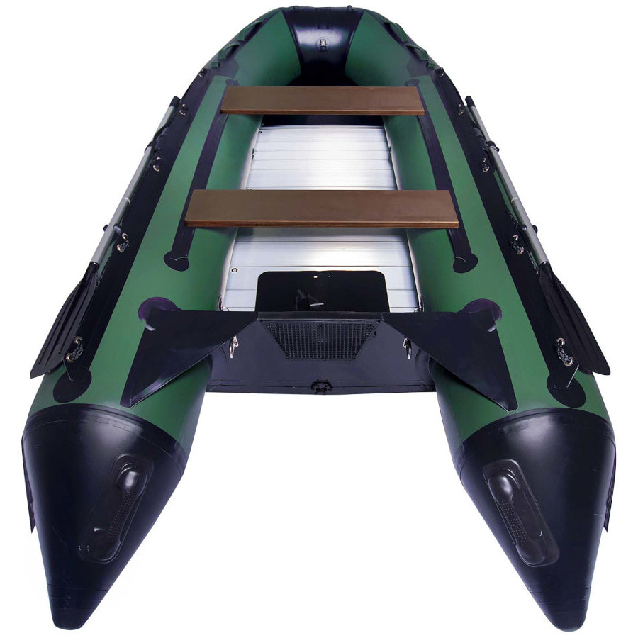 Надувная лодка ПВХ СМарин SDP Max 330, зеленый/черный