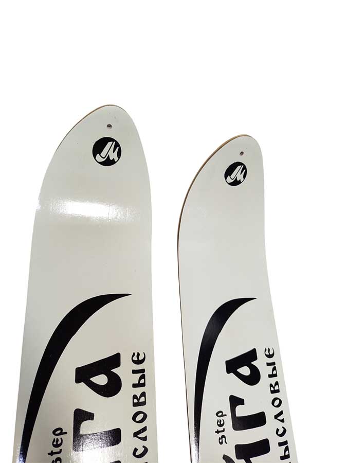 Лыжи охотничьи Тайга дерево-пластик 165х15 см + накладки (уцененные)