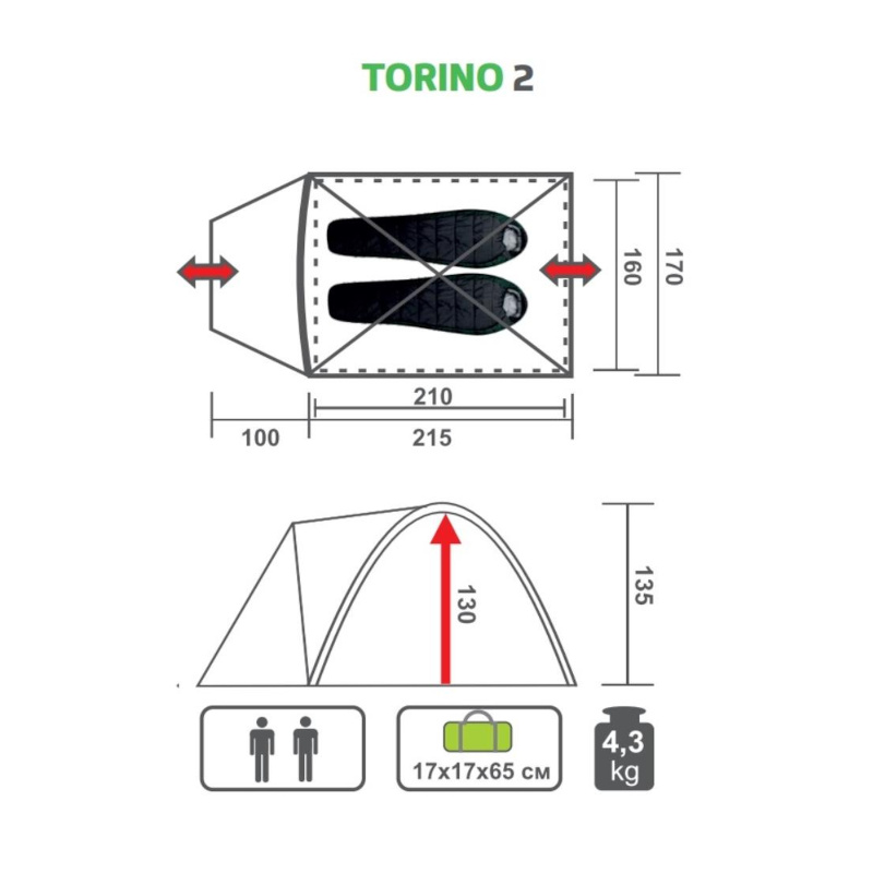 Палатка TORINO-2