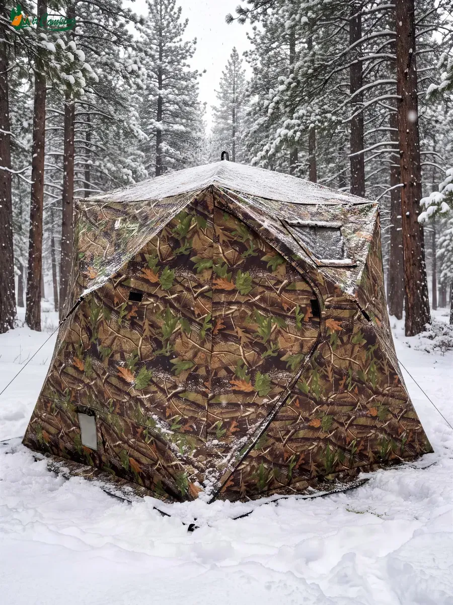 Палатка (баня) 3-х слойная для зимней рыбалки MirCamping КУБ 2,8х2,8х2,05 м 