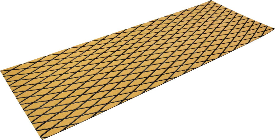 Палубное покрытие EVA, 1900х700х6 мм., самоклеющееся, золотисто-желтое, тип "D"