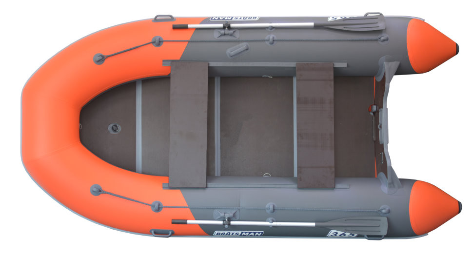 Надувная лодка ПВХ Боцман BT365SK (гидролыжа, камуфляж).