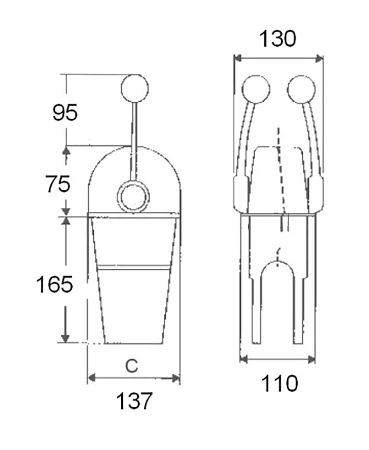 Дистанционное управление двухрычажное (газ/реверс)