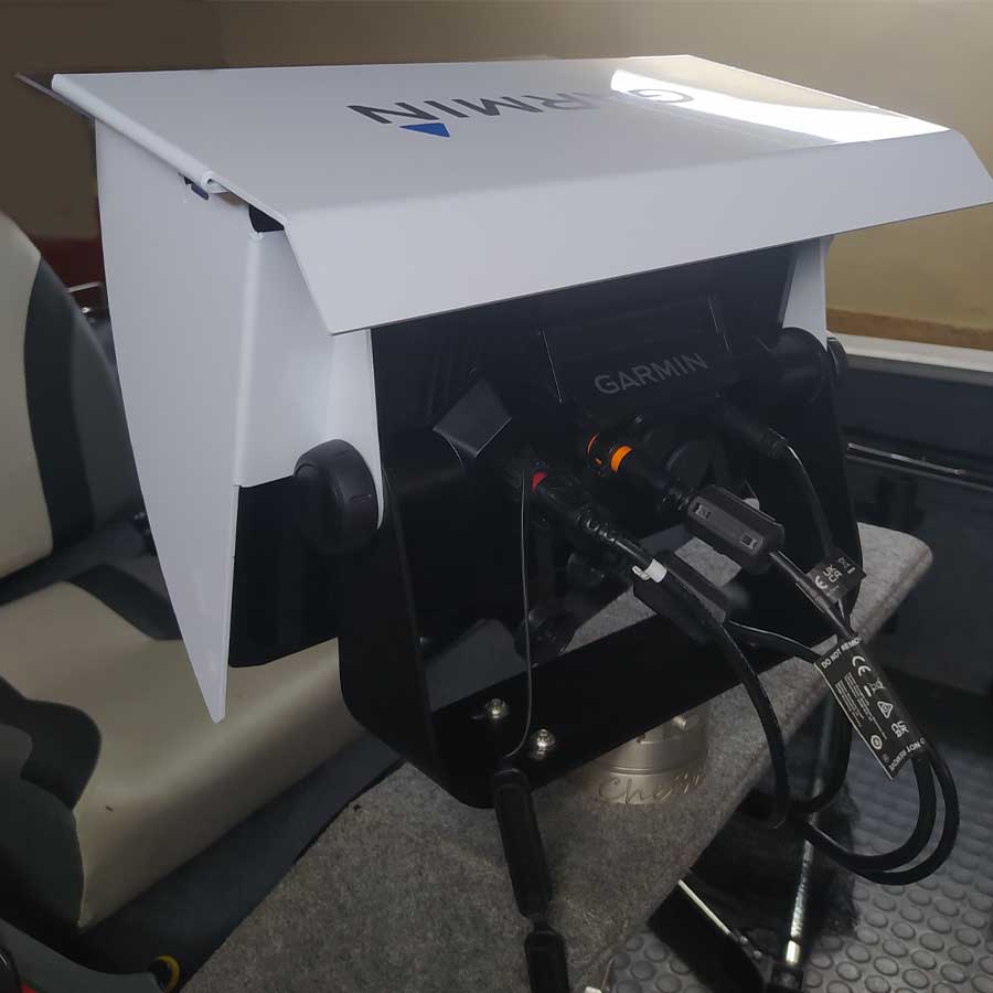 Защитный козырек для эхолотов Lowrance и Garmin 9–12 дюймов