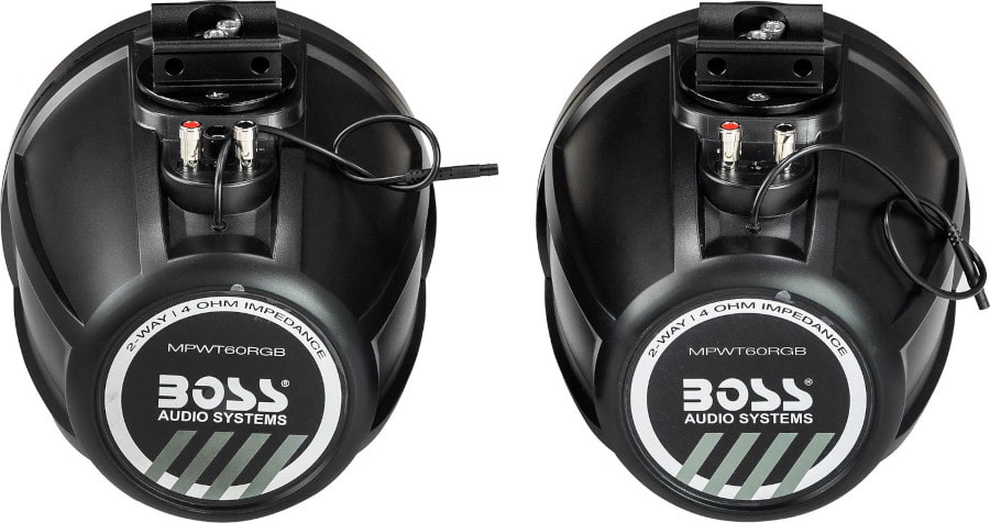 Динамики корпусные Boss Audio MPWT60RGB, 600 Вт, черные