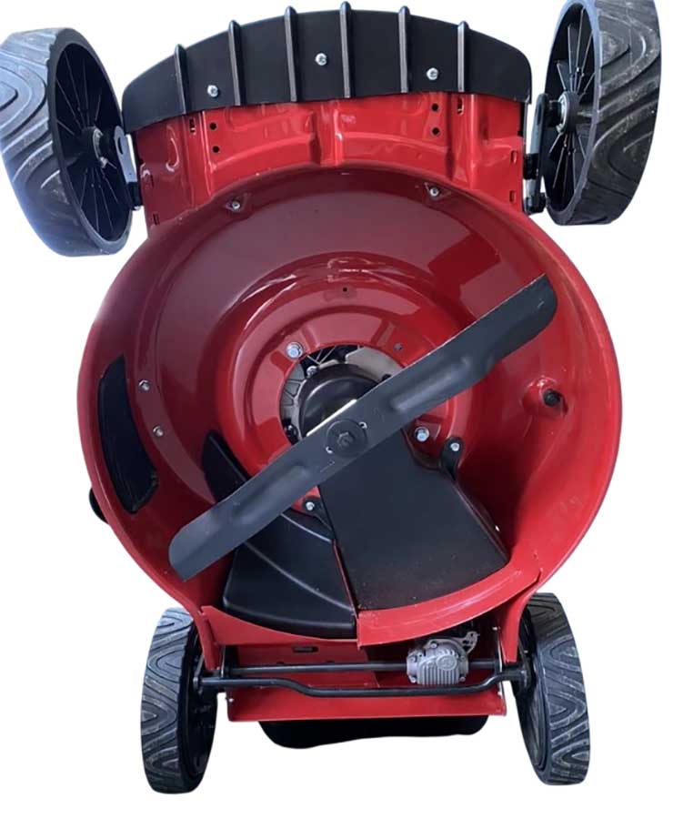 Газонокосилка бензиновая самоходная Senci LMA22S04, 3.5 кВт, ширина скашивания 55 см, травосборник 65 л