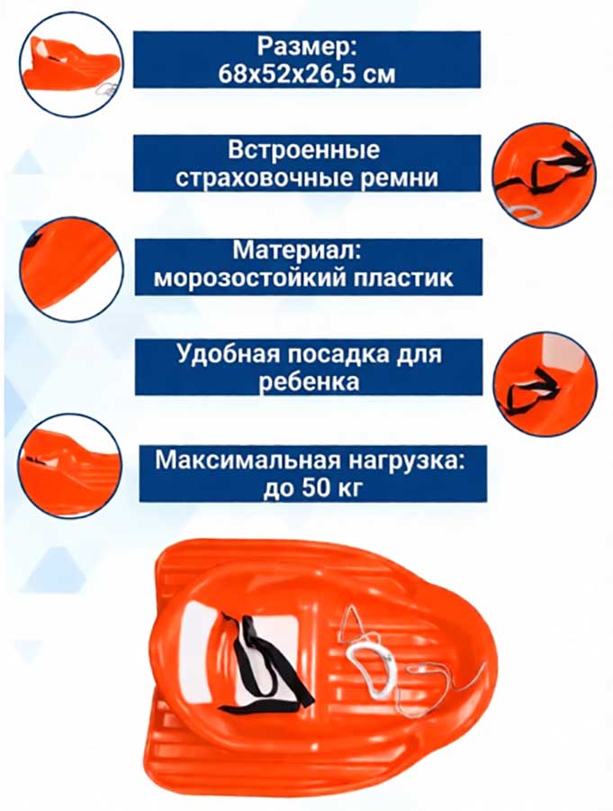 Детские санки Малыш