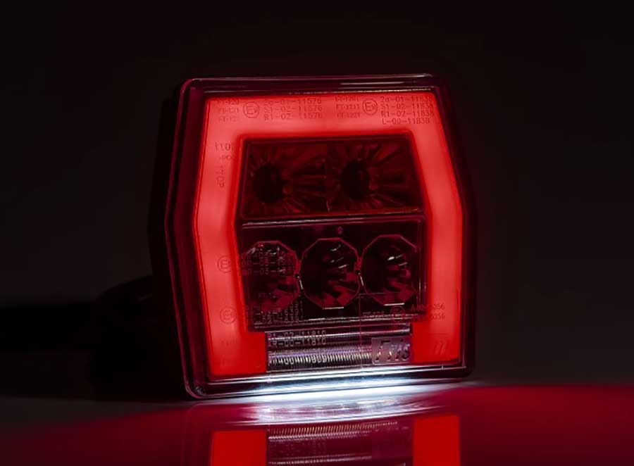 Фонарь задний FT 121 T LED с подсветкой номера