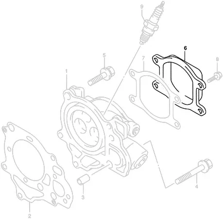 Крышка головки цилиндра Suzuki