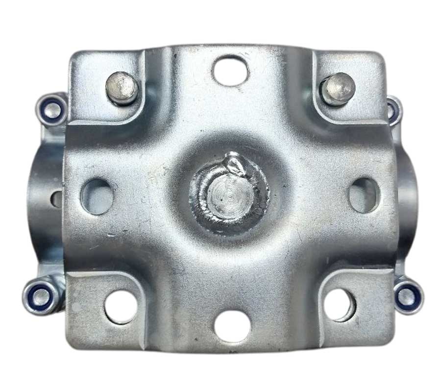 Усиленный поворотный хомут опорного колеса Ø48 мм 