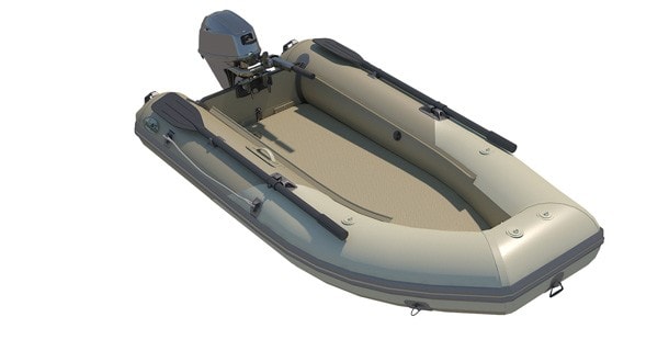 Надувная лодка Баджер Fishing Line 360 с надувным полом AirDeck (2018)