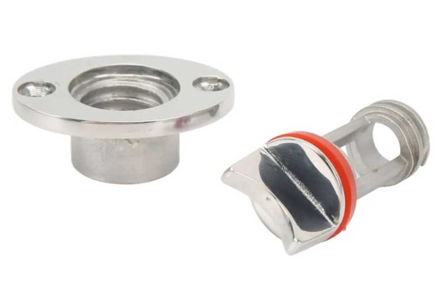 Шпигат с резиновым уплотнением, нержавеющая сталь