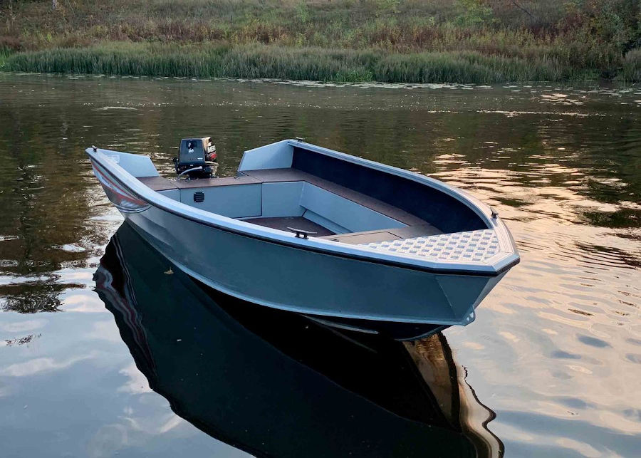 Лодка алюминиевая ВиндБот 4.2 EVO (S нога)