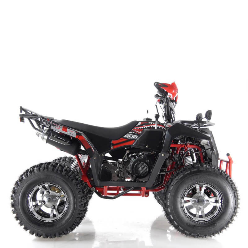 Квадроцикл Wels EVO 200, черный-красный