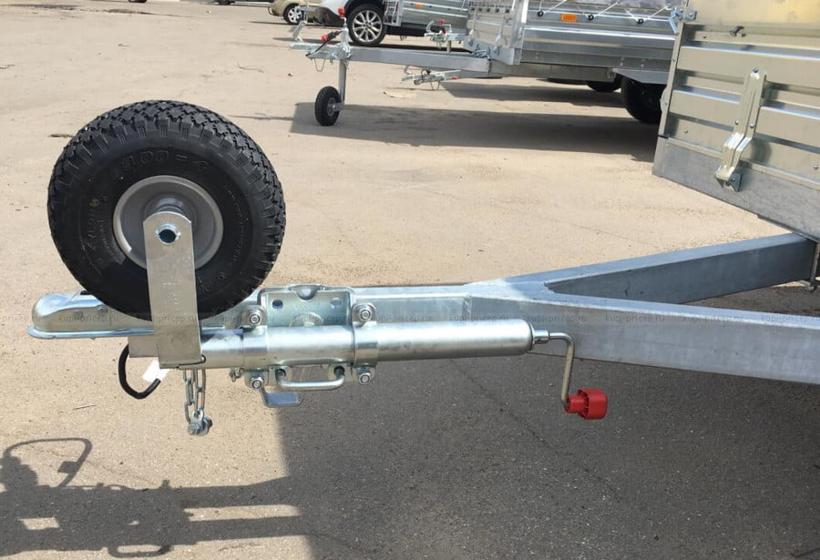 Усиленный поворотный хомут опорного колеса Ø48 мм 