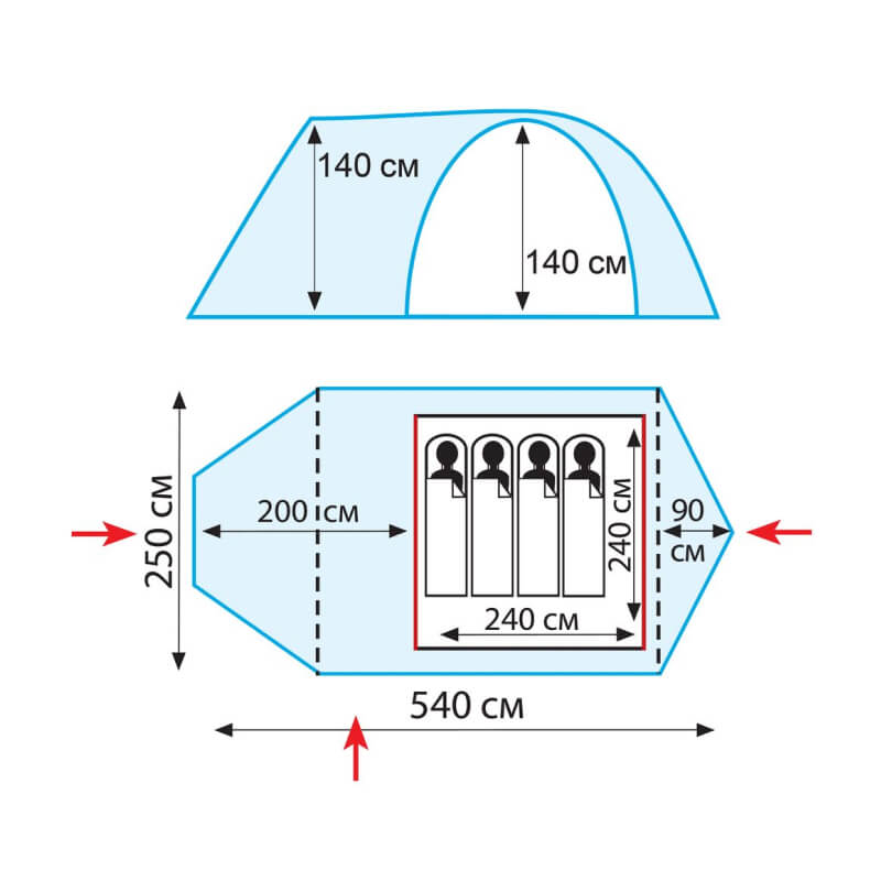 Палатка Tramp GROT 3 (V2)
