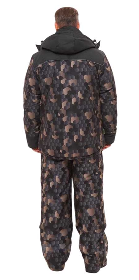 Костюм зимний Хантсмен Альтаир -45°С, камуфляж 001 (соты хаки)