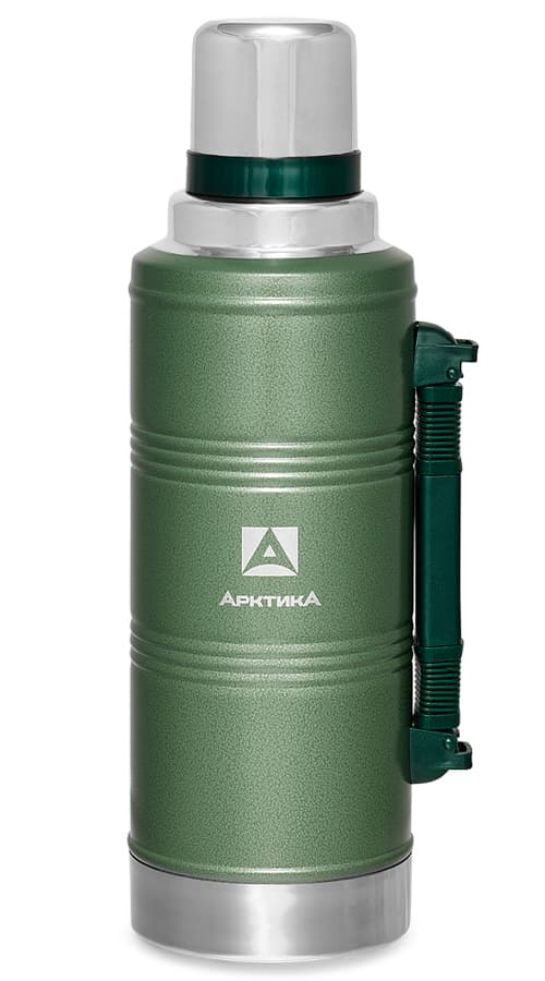 Термос Арктика 106-2200P с ручкой, 2.2 л, зеленый