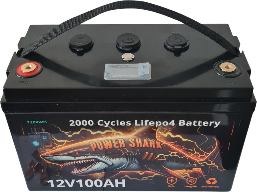 Аккумуляторная батарея Power Shark LiFePO4 12V 100 Ah