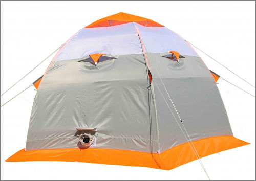 Зимняя палатка Лотос 3 (оранжевая)