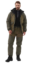 Костюм зимний Хантсмен Горка-Люкс -25°С, хаки (ткань Breathable Camo)