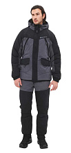 Костюм зимний Хантсмен Горка-Люкс -25°С серый (ткань Исландия)