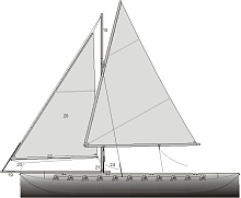 Парусное вооружение для катамарана