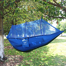 Гамак с москитной сеткой 260x140 см. (парашутн. шелк).