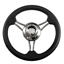 Рулевое колесо Osculati д. 350 мм., (черный)