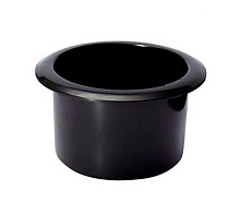 Подстаканник Skipper Ø85 мм, ABS пластик, черный 