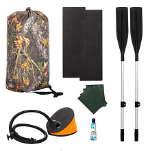 Надувная лодка ПВХ Бриз А240 НДНД, зеленый