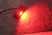Огонь подводный красный LED Lifer, 9 Вт, 12-24 В
