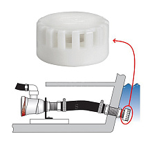 Фильтр забортной воды для аэраторных помп, пластик