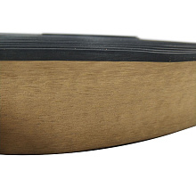 Палубное покрытие ПВХ 50x5 мм., коричневый, черная полоса