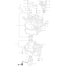 Болт пластины нижнего сальника Suzuki