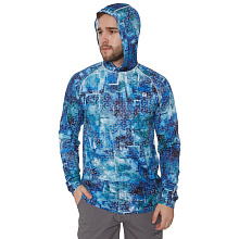 Футболка FHM Mark Hoodie Aqua Fulgor принт