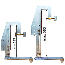 Универсальная струбцина для датчика эхолота Lowrance Active Imaging 3 in 1 (нержав. сталь, крепление на транец)