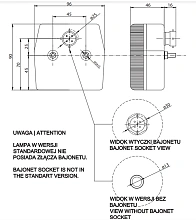 Фонарь задний правый без освещения номерного знака MD 002 P