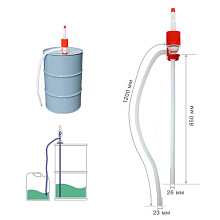 Ручной насос для перекачки топлива, 19 л/мин.