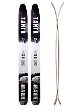 Лыжи охотничьи Тайга дерево-пластик 165х15 см с креплением Вятка (Маяк)