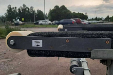 Ролики капролоновые на ложементы лодочного прицепа 120 мм с оцинкованными пластинами