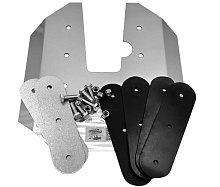 Гидрокрыло с крепежом для ПЛМ 2,5-3,5 л.с., нержавеющая сталь