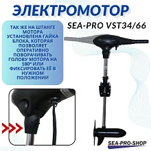 Лодочный электромотор Sea-Pro VST34/66