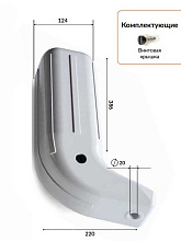 Кранец BUOY Г-образный, 386х124х220 мм